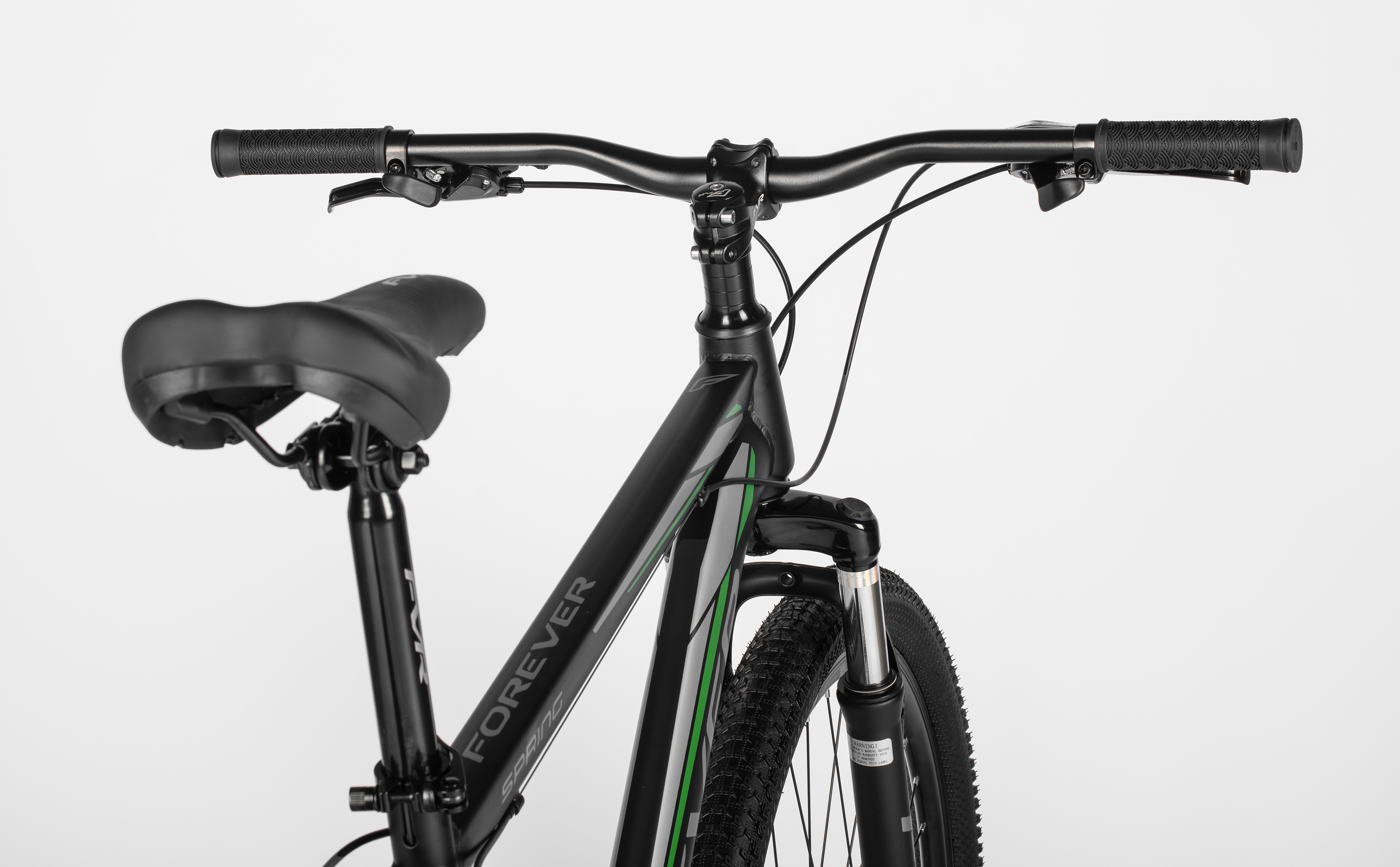 Велосипед FOREVER SPRING FSP9.0 29" (2025) Black-Grey-Green