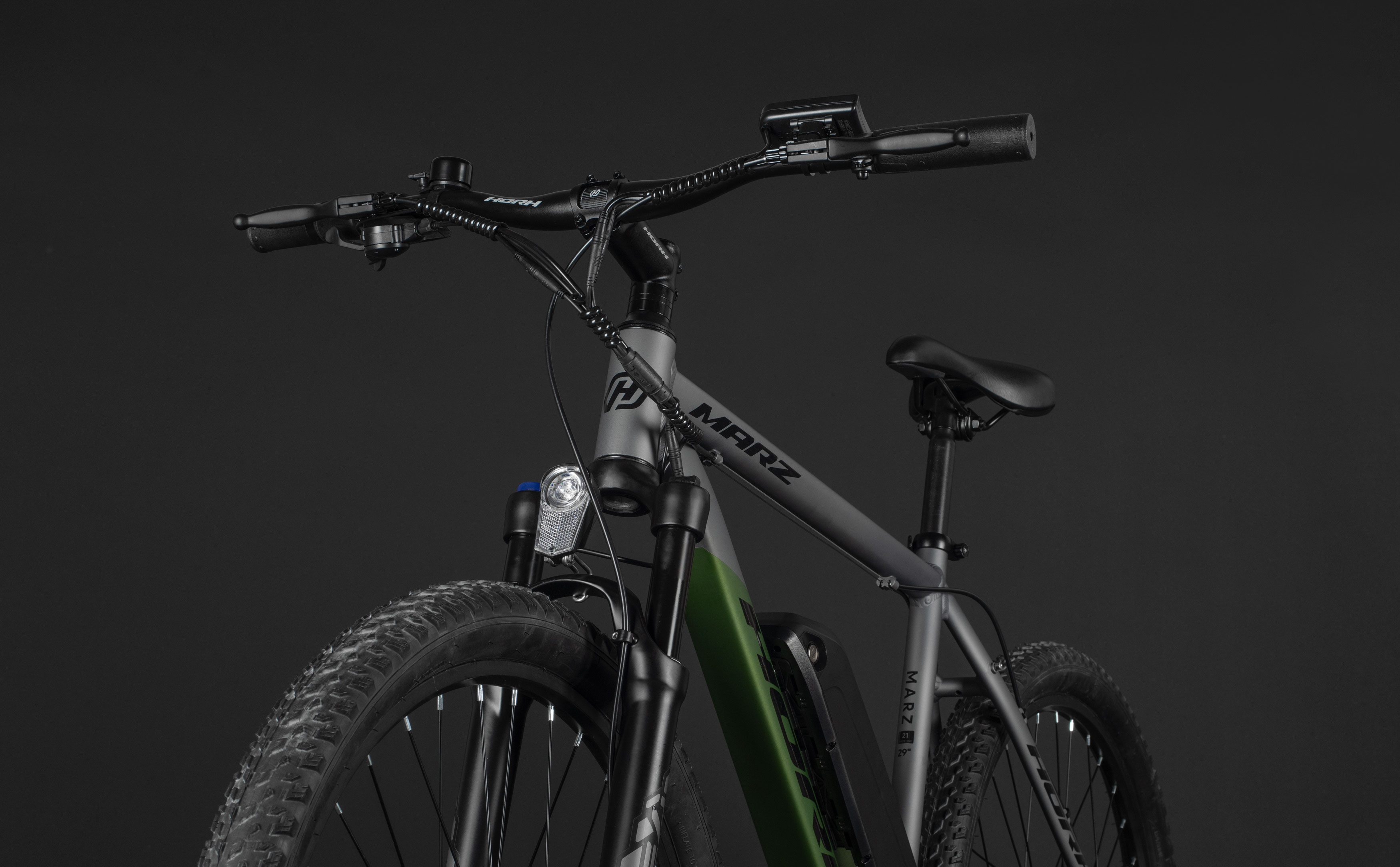 Электровелосипед HORH Marz 29" 500W (2026) Grey-Green