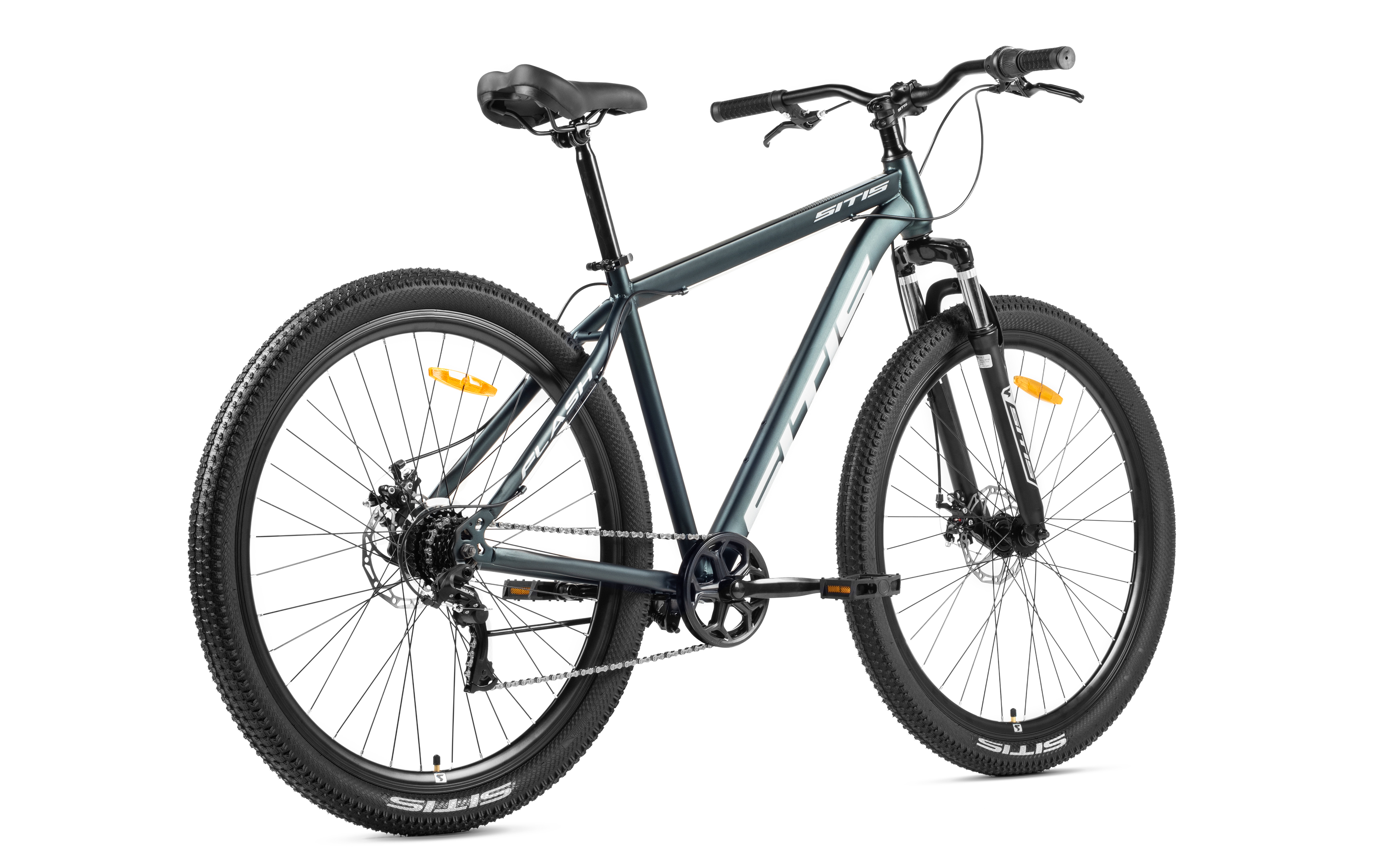 Велосипед SITIS FLASH 7SP 29" (2025) Dark-Green-White-Black