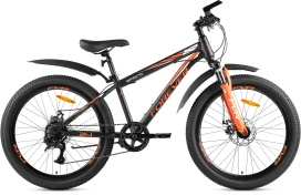 12" Black-Orange-White