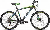 Велосипед SITIS ONE ON600 26" (2022) черно-зелено-желтый