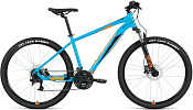 Велосипед FORWARD APACHE 27,5 3.2 HD (2022) бирюзовый-оранжевый