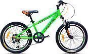 Велосипед FARAON MD2420 (2022) зелено-оранжевый